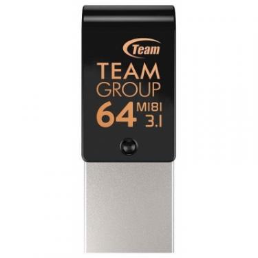 USB флеш накопитель Team 64GB M181 Black USB 3.1/Type-C Фото