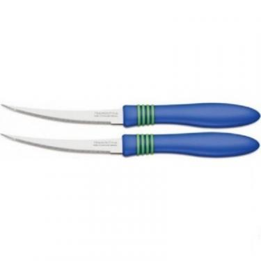 Набор ножей Tramontina COR & COR для томатов 2шт 102 мм Blue Фото 1