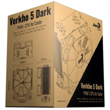 Кулер для процессора AeroCool Verkho 5 DARK Фото 7