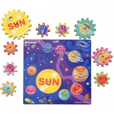 Развивающая игрушка Quokka Солнечная Система шестерёнки Фото 1