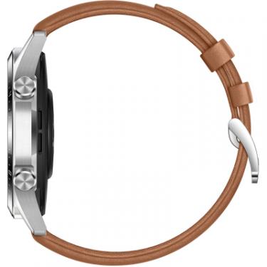 Смарт-часы Huawei Watch GT 2 46mm Classic Silver BROWN шкіра (Latona Фото 5