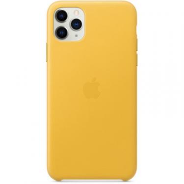 Чехол для мобильного телефона Apple iPhone 11 Pro Max Leather Case - Meyer Lemon Фото 1