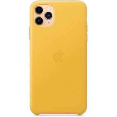 Чехол для мобильного телефона Apple iPhone 11 Pro Max Leather Case - Meyer Lemon Фото 3