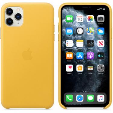 Чехол для мобильного телефона Apple iPhone 11 Pro Max Leather Case - Meyer Lemon Фото 5