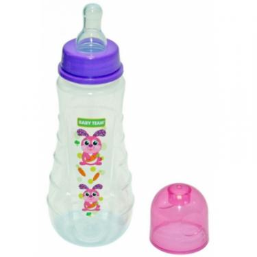Бутылочка для кормления Baby Team эргономичной формы с силикон. соской, 250мл 0+ Фото 1
