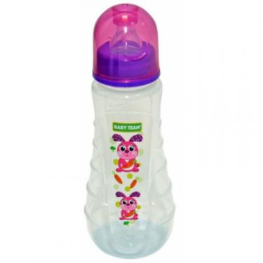 Бутылочка для кормления Baby Team эргономичной формы с силикон. соской, 250мл 0+ Фото 2