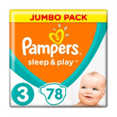 Подгузники Pampers Sleep & Play Midi Размер 3 (6-10 кг), 78 шт Фото