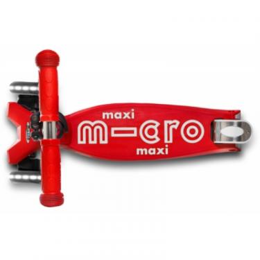 Самокат Micro Maxi Deluxe Red LED Фото 1