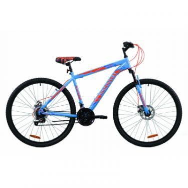 Велосипед Discovery 29" RIDER AM DD рама-19" St 2020 сине-оранжевый Фото