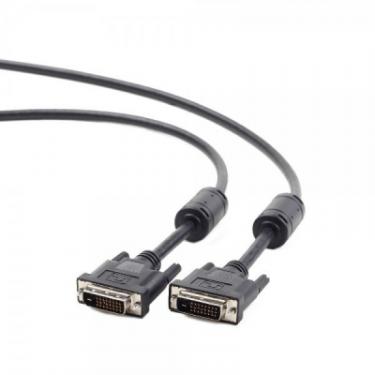Кабель мультимедийный Cablexpert DVI to DVI 24+1pin, 3.0m Фото 1