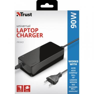Блок питания к ноутбуку Trust Primo 90W-19V Universal Laptop Фото 4