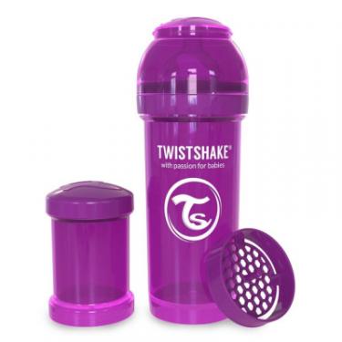 Бутылочка для кормления Twistshake антиколиковая 260 мл, фиолетовая Фото 1