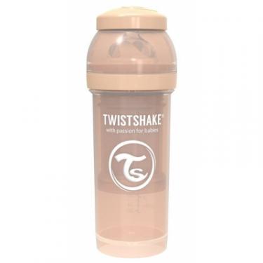 Бутылочка для кормления Twistshake антиколиковая 260 мл, бежевая Фото
