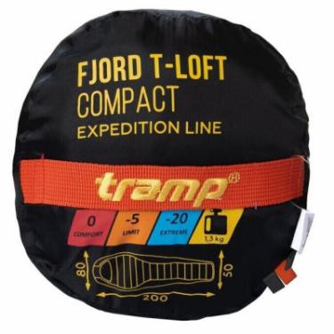 Спальный мешок Tramp Fjord Regular Orange/Grey L Фото 10