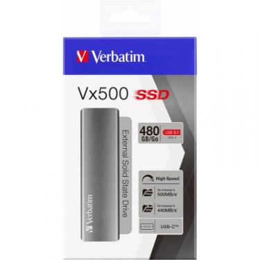 Накопитель SSD Verbatim USB 3.1 480GB Фото 2
