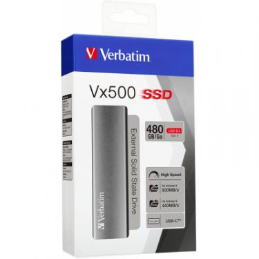 Накопитель SSD Verbatim USB 3.1 480GB Фото 3