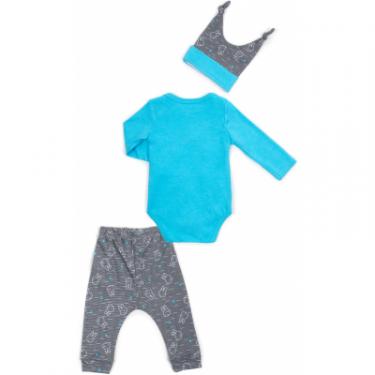 Боди Miniworld со штанишками и шапочкой с зайчиком Фото 3