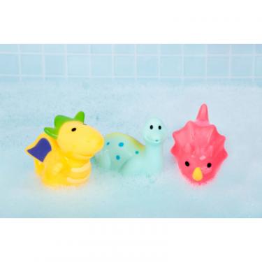Игрушка для ванной BeBeLino Динозаврики (красный трицератопс) Фото 3