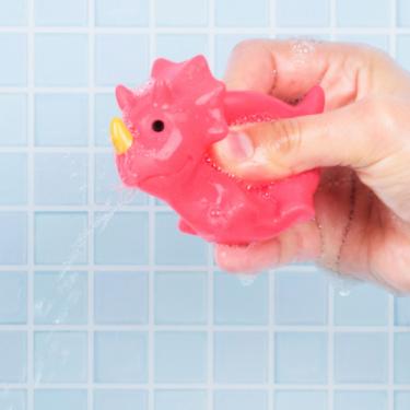Игрушка для ванной BeBeLino Динозаврики (красный трицератопс) Фото 7