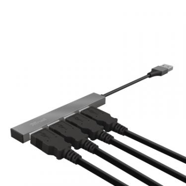 Концентратор Trust Halyx Aluminium 4-Port Mini USB Hub Фото 1
