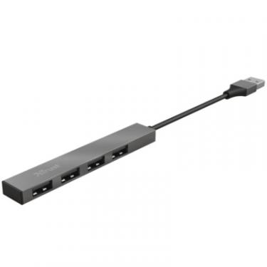 Концентратор Trust Halyx Aluminium 4-Port Mini USB Hub Фото 2