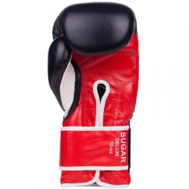 Боксерские перчатки Benlee Sugar Deluxe 14oz Black/Red Фото 1