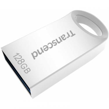 USB флеш накопитель Transcend 128GB JetFlash 710 Silver USB 3.0 Фото 1