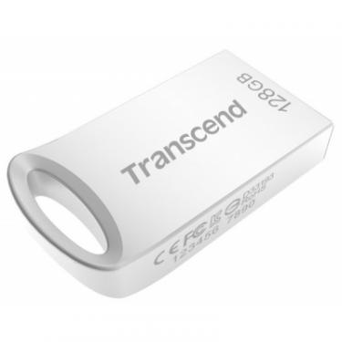 USB флеш накопитель Transcend 128GB JetFlash 710 Silver USB 3.0 Фото 2
