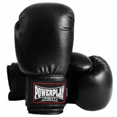 Боксерские перчатки PowerPlay 3004 10oz Black Фото