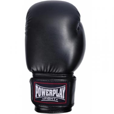 Боксерские перчатки PowerPlay 3004 10oz Black Фото 2