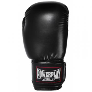 Боксерские перчатки PowerPlay 3004 10oz Black Фото 3