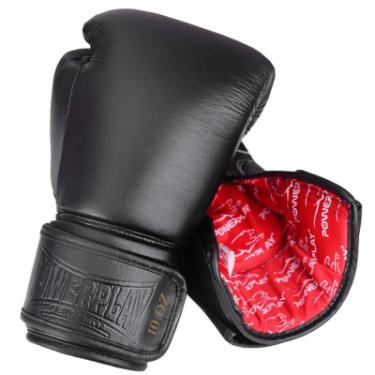 Боксерские перчатки PowerPlay 3014 16oz Black Фото 4