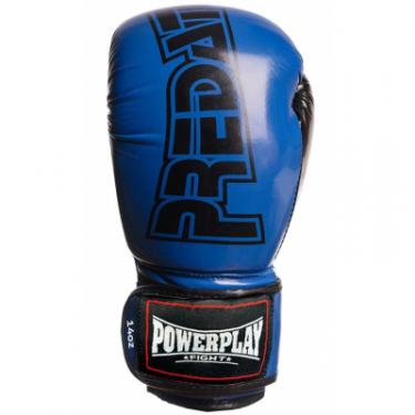 Боксерские перчатки PowerPlay 3017 8oz Blue Фото 2