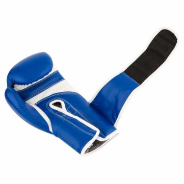 Боксерские перчатки PowerPlay 3019 12oz Blue Фото 3