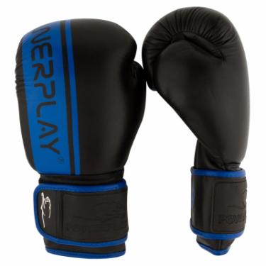 Боксерские перчатки PowerPlay 3022A 14oz Blue Фото 1