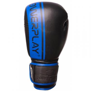Боксерские перчатки PowerPlay 3022A 14oz Blue Фото 2
