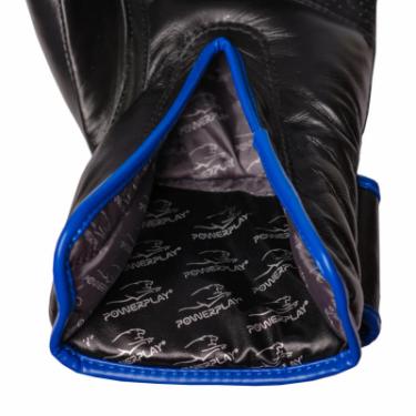 Боксерские перчатки PowerPlay 3022A 14oz Blue Фото 5