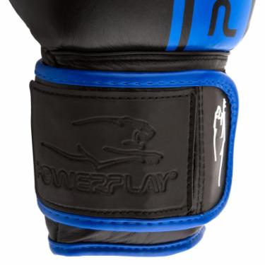 Боксерские перчатки PowerPlay 3022A 14oz Blue Фото 6