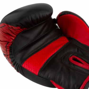 Боксерские перчатки PowerPlay 3023A 12oz Black/Red Фото 3