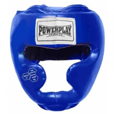 Боксерский шлем PowerPlay 3043 XL Blue Фото