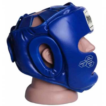 Боксерский шлем PowerPlay 3043 XL Blue Фото 2