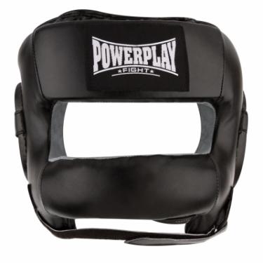 Боксерский шлем PowerPlay 3067 XL Black Фото 1