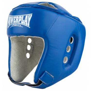 Боксерский шлем PowerPlay 3084 L Blue Фото