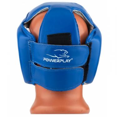 Боксерский шлем PowerPlay 3084 L Blue Фото 3