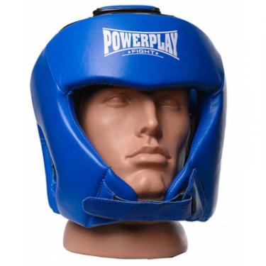 Боксерский шлем PowerPlay 3049 S Blue Фото 1