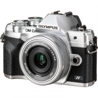 Цифровой фотоаппарат Olympus E-M10 mark IV Pancake Zoom 14-42 Kit silver/silver Фото