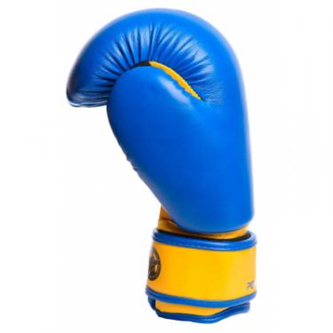 Боксерские перчатки PowerPlay 3004 JR 8oz Blue/Yellow Фото 1