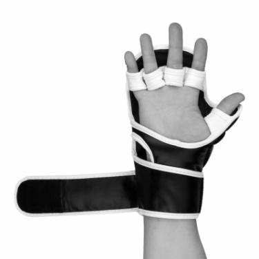 Перчатки для карате PowerPlay 3092KRT Black/White M Фото 5