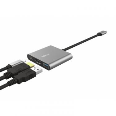 Концентратор Trust Dalyx 3-in-1 Multiport USB-C Фото 4