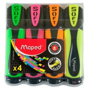 Набор маркеров Maped набор Fluo Peps Ultra Soft 1-5 мм 4 шт Цветные Фото